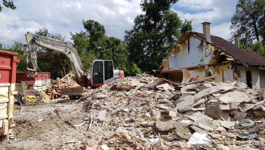 Hörndlwald: Abbruch der Franziska-Fast-Anlage beginnt!