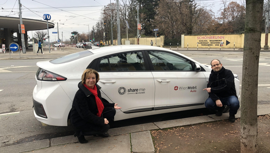 Carsharing auch in Hietzing