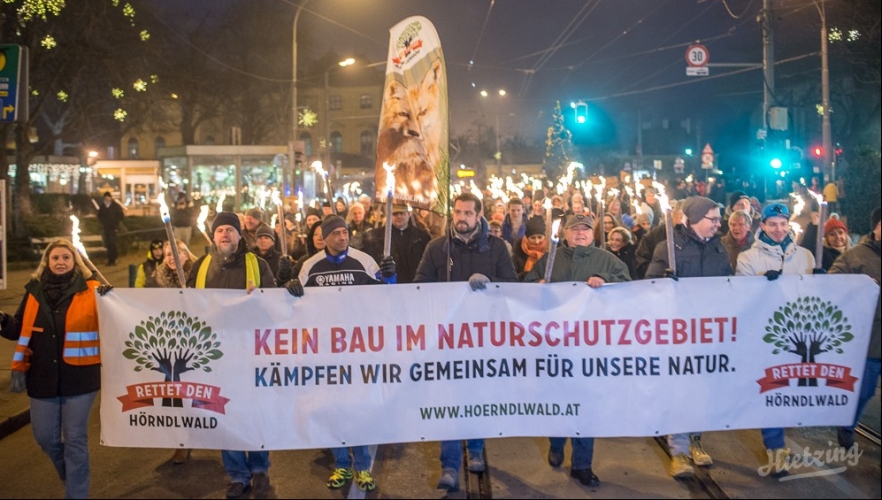 Mahnwache Hörndlwald: die Fotos