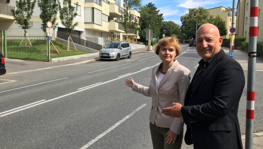Neue Verkehrslösung Hevesigasse