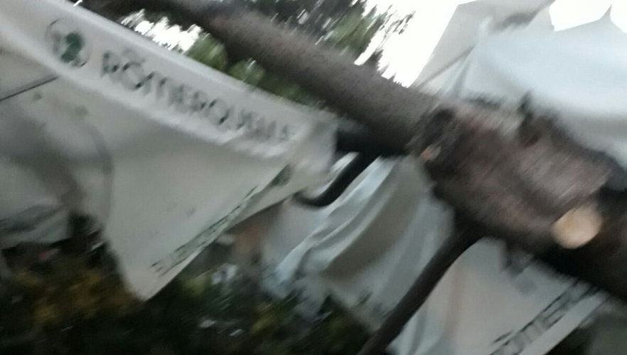 Unwetter verwüstet „Da Ferdinando“-Gastgarten