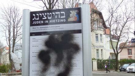 Vandalenakt gegen Gedenktafel