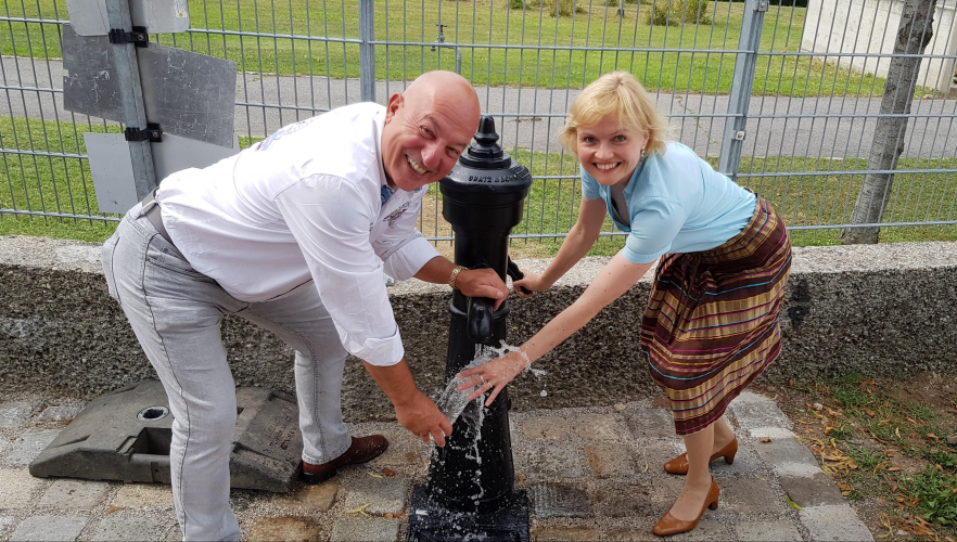 Neuer Trinkbrunnen am Seckendorff-Gudent-Weg!