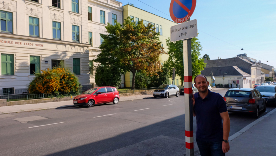 Zusätzliche kiss&ride Zone in Ober St. Veit