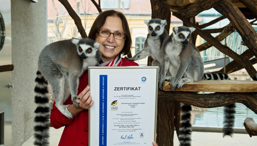 Zertifizierung für den Tiergarten