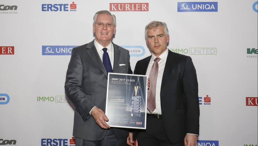 Klein & Partner gewinnen den IMMY 2017
