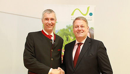 Der Minister in der Hochschule