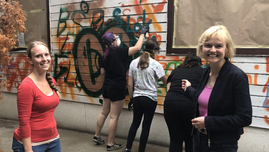 BV Kobald ermöglicht Graffiti-Projekt