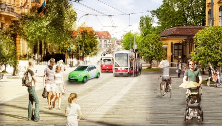 Idee der Grünen: Begegnungszone