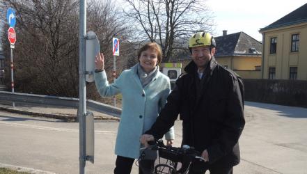 Erste Fahrradstraße des Bezirks