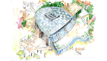 So wird das neue Zuhause der Giraffen