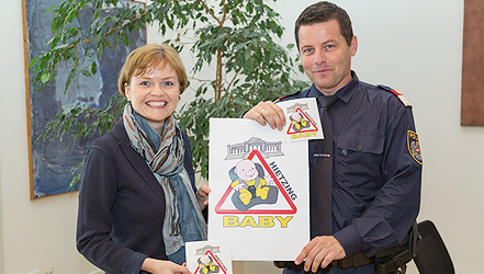 Aufkleber für junge Eltern